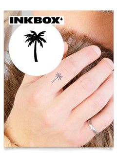 inkbox Inkbox Temporary Tattoos, Semi-Permanent Tattoo, One Premium Easy Long Lasting, Water-Resistant Temp Tattoo with For Now Ink - Lasts 1-2 Weeks, Isla, 1 x 1 in  - Image 1