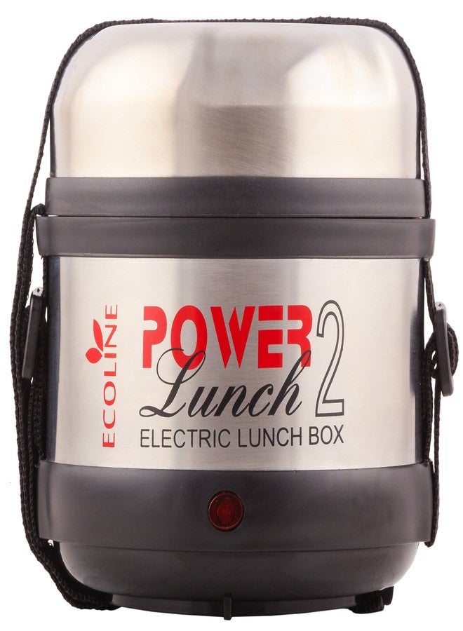 Ecoline Stainless Steel Power Lunch 2, Capacity 800Ml (2 Containers 400Ml) - Image 2