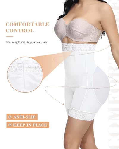 SHAPSHE Faja Body Shaper Tummy Control Body Shapewear Underwear Shapewear Girdles for Women Extra Firm Tummy Control Plus Size Tummy Tucker Shapewear for Women Postpartum Faja Low Back Shapewear Short - Image 5