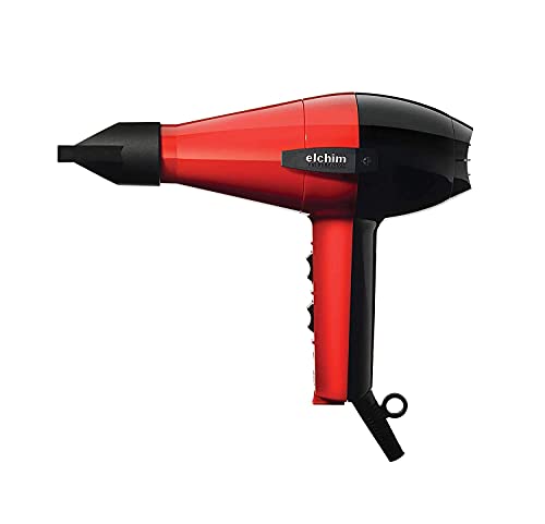 ELCHIM 2001 High Pressure Professional Hair Dryer - Red/Black , 1 Count (Pack of 1) - Image 1