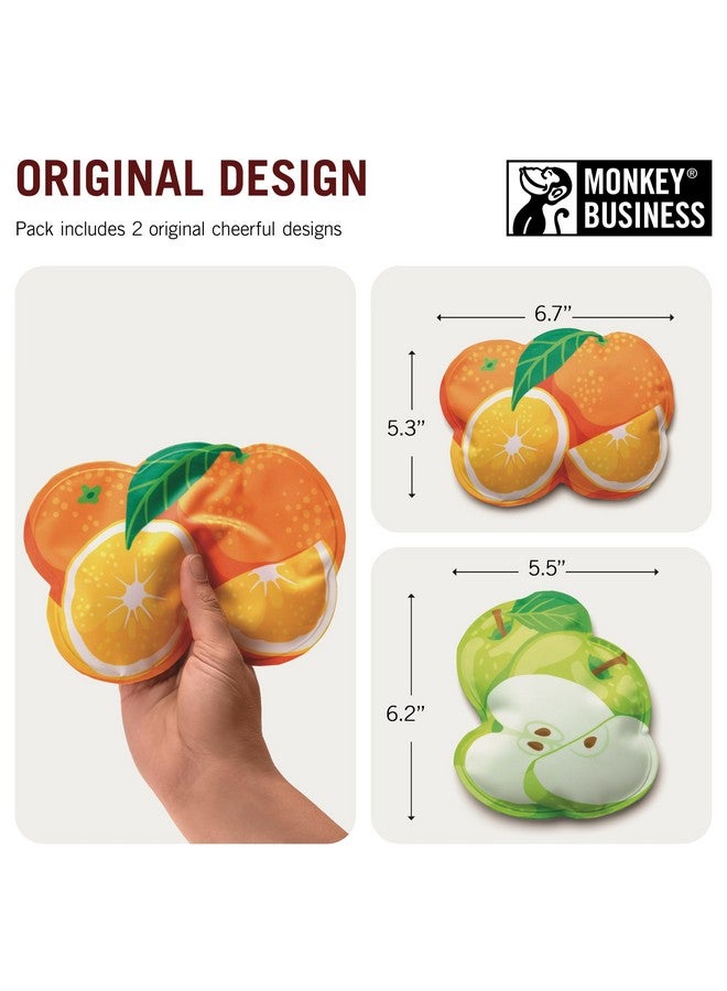 Monkey Business Icepadz Soft Ice Pack Set, Reusable Ice Packs for Baby Bottles and Breast Milk, Slim Ice Pack for Cooler and Lunch Box, (Icepadz - Fruit) - Image 3