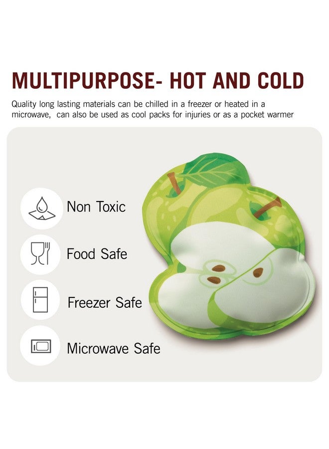 Monkey Business Icepadz Soft Ice Pack Set, Reusable Ice Packs for Baby Bottles and Breast Milk, Slim Ice Pack for Cooler and Lunch Box, (Icepadz - Fruit) - Image 2