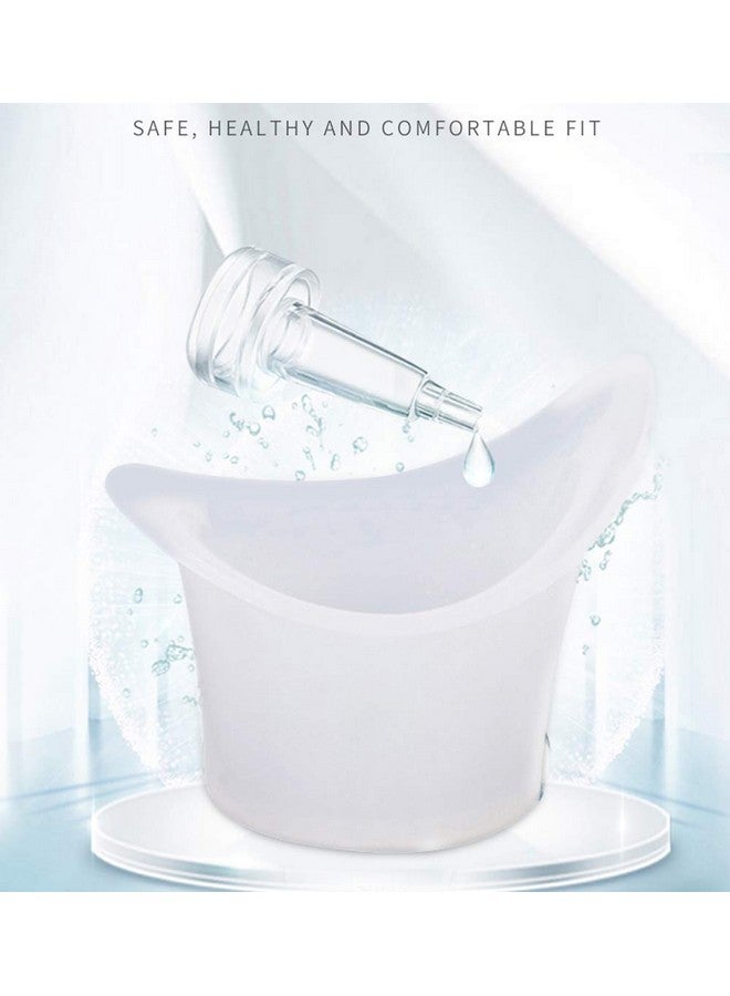 FOYARA Eye Bath Silicone Eye Wash Cup Set Of 12 For Refresh And Clean Tired Eyes - Image 3