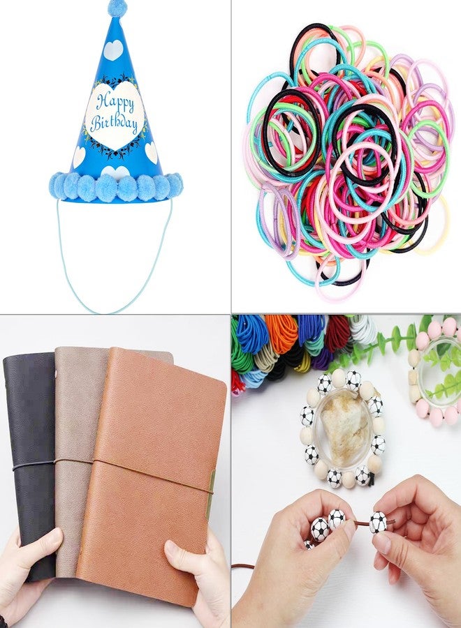 ZHFMLY Assorted-Color Elastic Beaded Cords 2mm 2/25 inch Elastic Cord String for Bracelets,Small Bungee Shock Cord for DIY Crafts, Beading and Sewing 300ft(ZH168) - Image 5