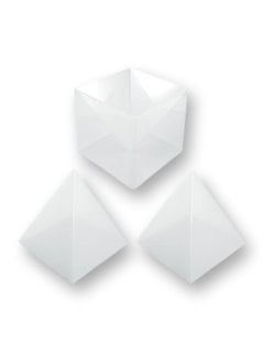 Graffiti Resin Big DIY Pyramid Resin Mold Large Silicone Jewelry Making Craft Mould Tool Set 15/5.9 Cm 2 x Inner Silicone Molds, 1 x Outter Shell  - Image 3
