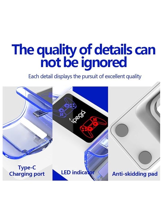 Ipega - ipega Luminous Dual Charger Station for PlayStation 5 DualSense Controller - Image 1