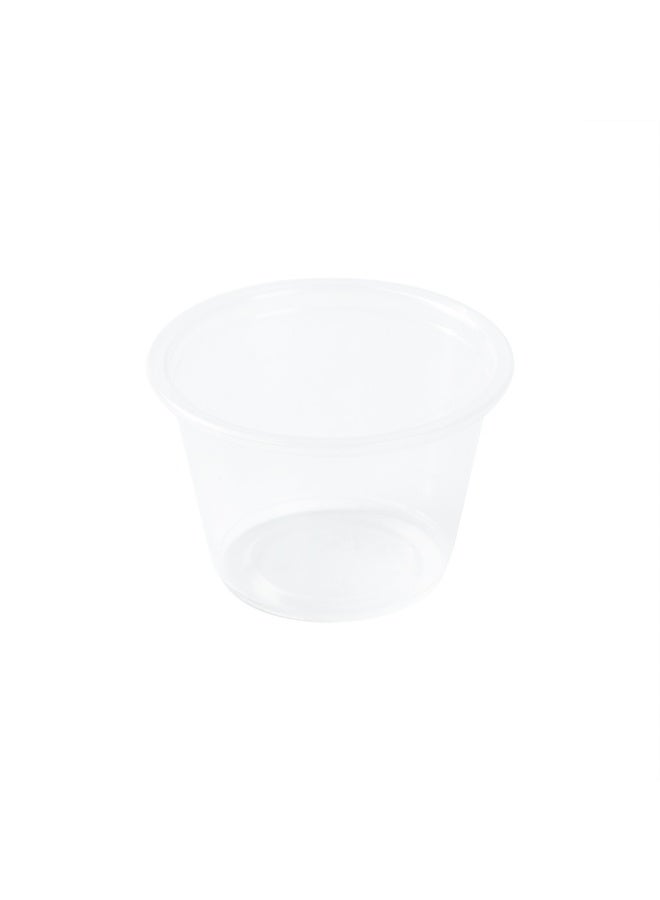 Restaurantware RW Base 4 Ounce Sauce Cups, 2000 Microwave-Safe Condiment Cups - Crack-Resistant, Disposable, Clear Plastic Portion Cups, For Samples, Sauces, Or Toppings, Lids Sold Separately - Image 1