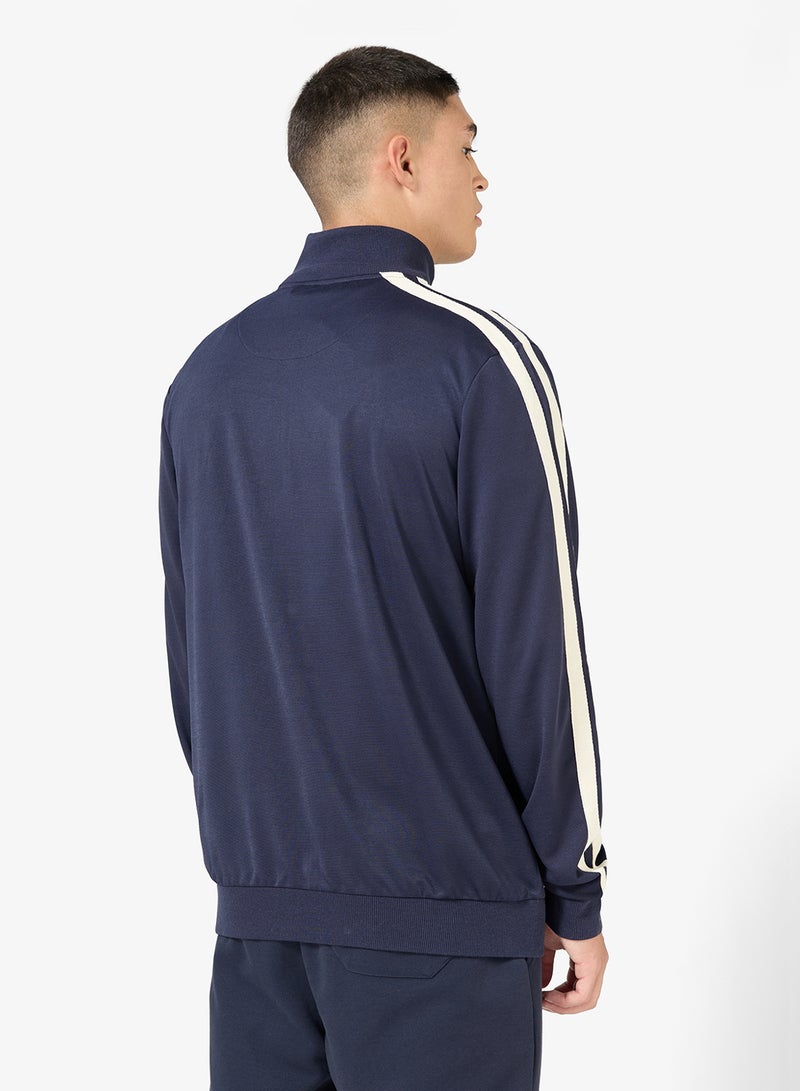 BRAVE SOUL Funnel Neck Zip Through Track Top - Image 2