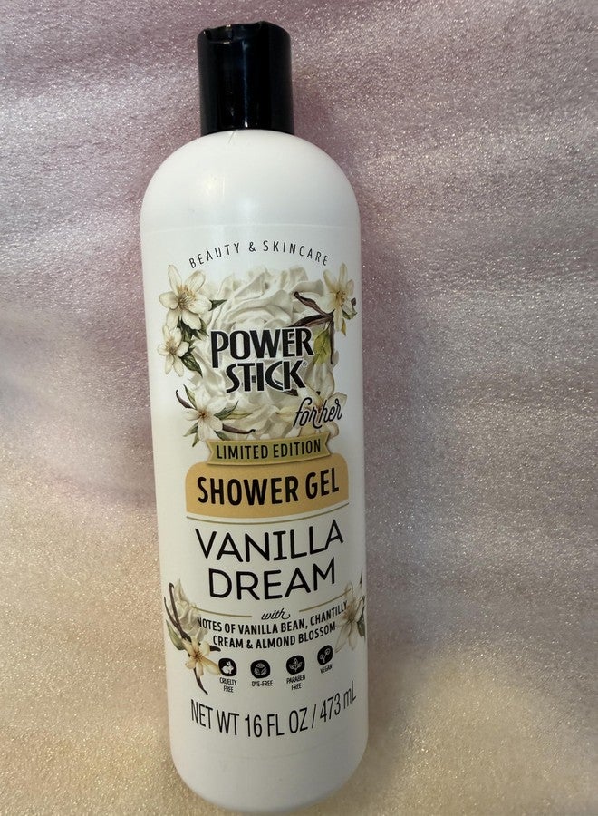 Power Stick for Her Limited Edition Vanilla Dream Shower Gel, Body Wash, 33.8 Fl Oz, Paraben Free, All Skin Types - Image 5