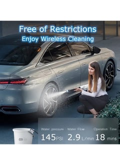 Generic Wireless Car Wash Machine Portable Rechargeable Car Washer High Pressure Car Wash Spray  - Image 5