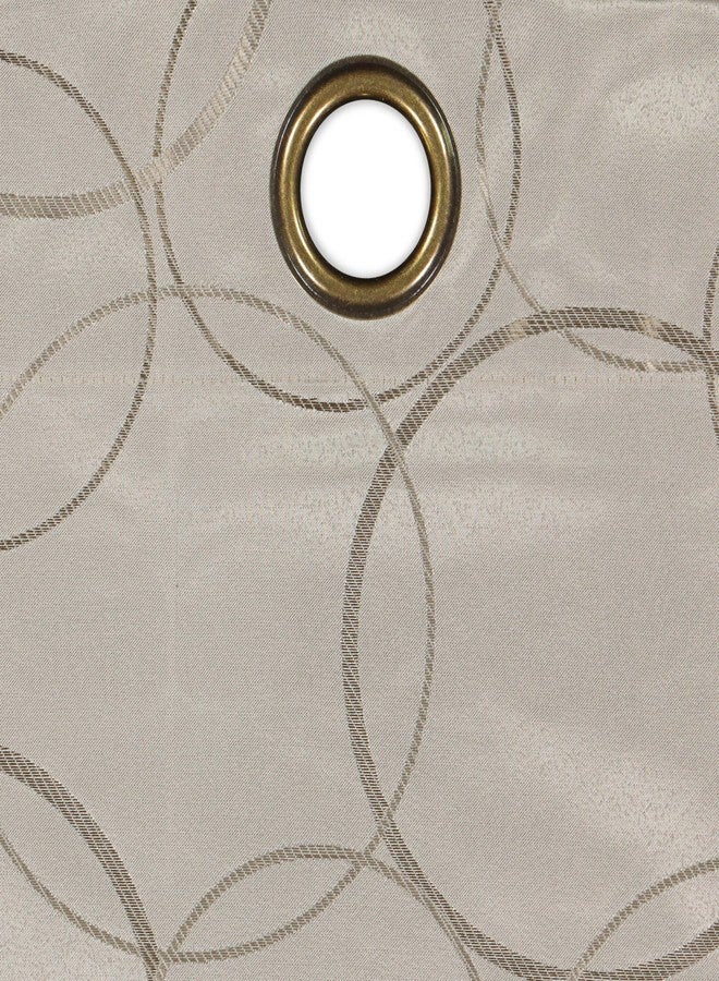 ECLIPSE Meridian Modern Blackout Thermal Grommet Window Curtain for Bedroom or Living Room (1 Panel), 42 in x 84 in, Linen - Image 4