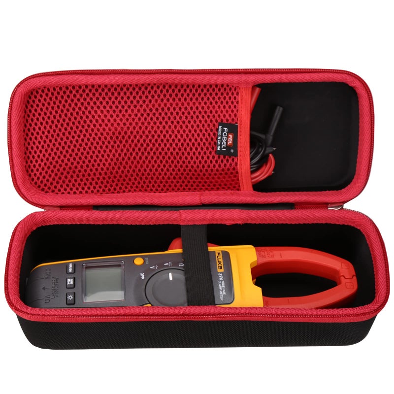 FBLFOBELI EVA Hard Carrying Case for Fluke 376/374/375FC 1000A TRMS/Milwaukee 2235-20 400/AstroAI 1000A TRMS 6000 Counts Clamp Meter (Case Only) - Image 2