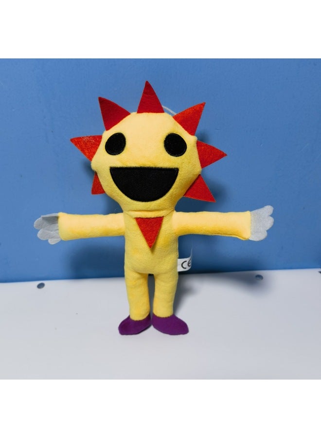 2025 منتجات جديدة عبر الحدود Sprunki Plush Rhythm Box دمية لعبة دمية محيطة - المواصفات: عباد الشمس على شكل إنسان - Image 1