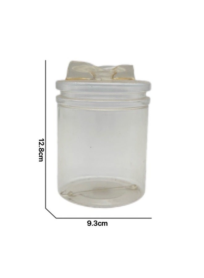 Irregular PVC Round Transparent Bottle Cosmetic Bottle Shampoo Bottle Sugar Play Tide Play Ornaments Ornaments And So On-Color:Transparent Pvc Round Bottle Can Hold Small Products  - Image 1