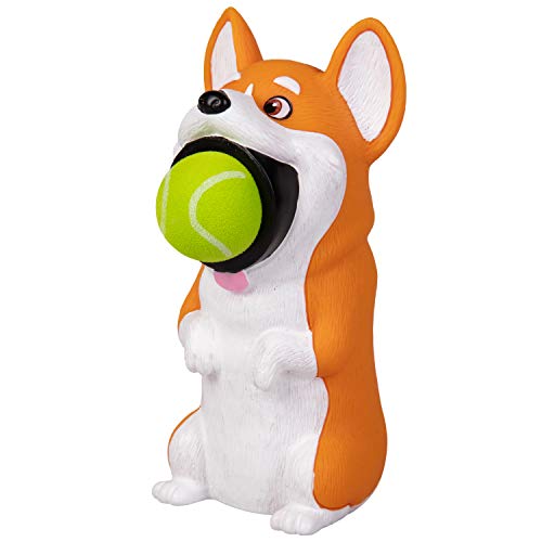Hog Wild Corgi Ball Popper Toy - Includes 4 Soft Foam Balls - Squeeze to Pop Air Powered Balls Up to 20 Feet - Launcher Safe for Indoor/Outdoor Play - Party Favor Gift for Kids, Girls, Boys Ages 5+ - Image 4