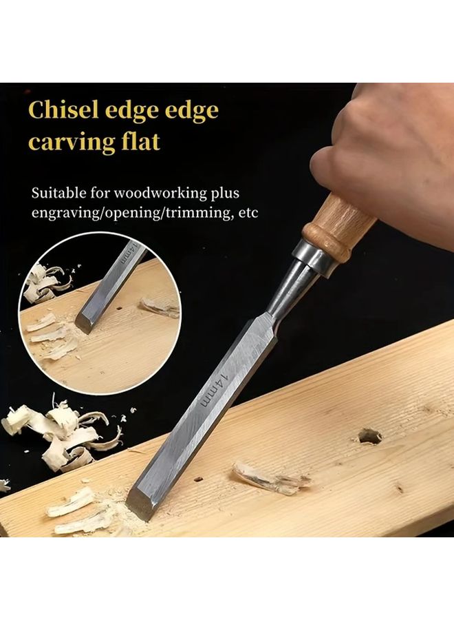 Woodworking Flat Chisel 24mm Handmade DIY Carving Tool - Image 4