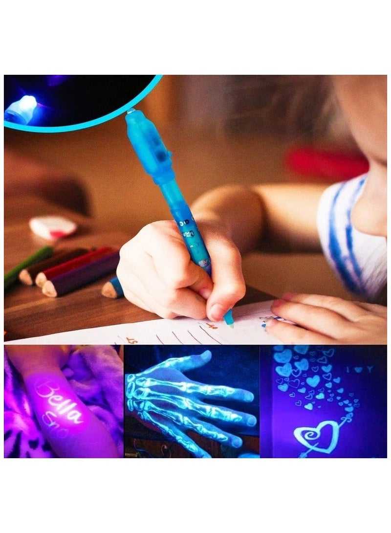 Toy Box Invisible Ink Magic Pen with UV Light Multi-Function Pen Birthday return gift for kid - Image 1