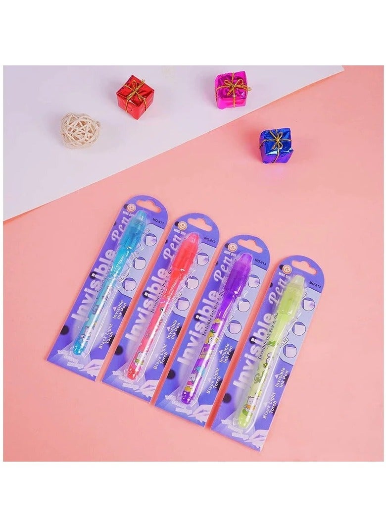 Toy Box Invisible Ink Magic Pen with UV Light Multi-Function Pen Birthday return gift for kid - Image 2