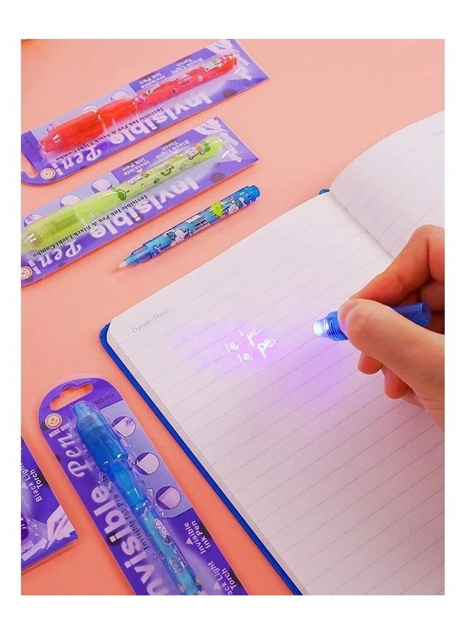 Toy Box Invisible Ink Magic Pen with UV Light Multi-Function Pen Birthday return gift for kid - Image 3