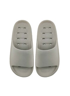 Miniso MINISO Lightweight Men's Bath Slippers (Gray, 41-42) – Comfortable and Practical Bath Slippers for Men 