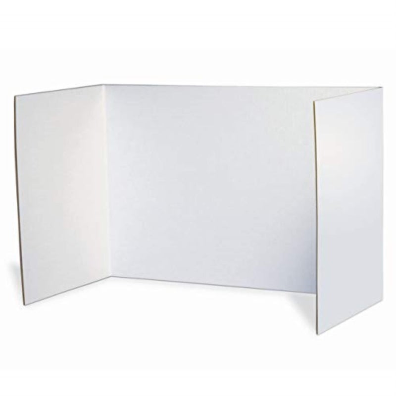 Pacon Privacy Boards White 48 x 16 4 Boards 3782