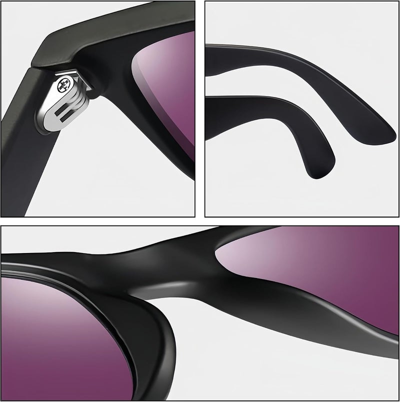 Joopin Square Sunglasses Men Women Polarized UV Protection Classic Trendy Lightweight Designer Sun Glasses for Driving Fishing Hiking Golf - Image 4