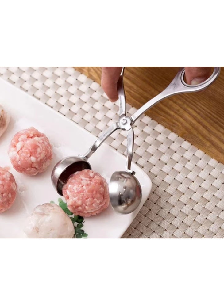 Big size,Stainless Steel Meatball Making Mold, Multi - Use Tool for Meatballs, Fish Balls & Rice Balls in Home Kitchen  - Image 5
