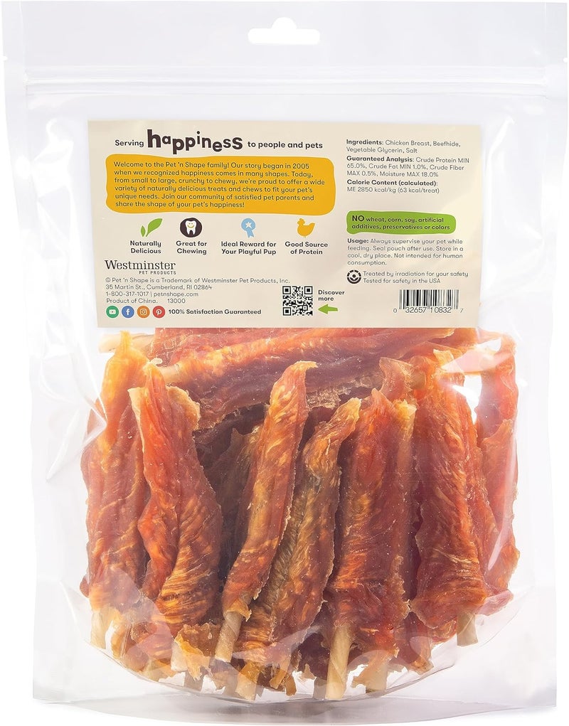 Pet 'n Shape Chik 'n Skewers Dog Treats - 32 oz Natural Chicken Fillets - Image 2