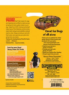 Savory Prime 100% American Beef Rawhide Chips, AllNatural Treat W/ No Preservatives, Chemicals, Or Additives, Satisfy The Urge To Chew & Promote Dental Health, 2Lb Resealable Bag (Natural Flavor)  - Image 3