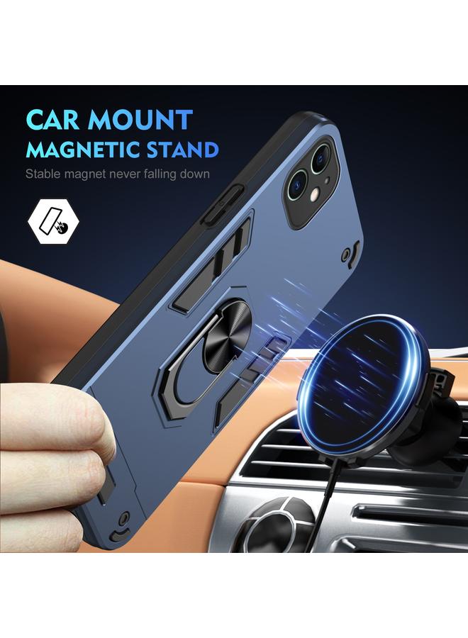 Zaboon Case For iPhone 11 Shockproof Metal Ring Holder Phone Case - Image 2