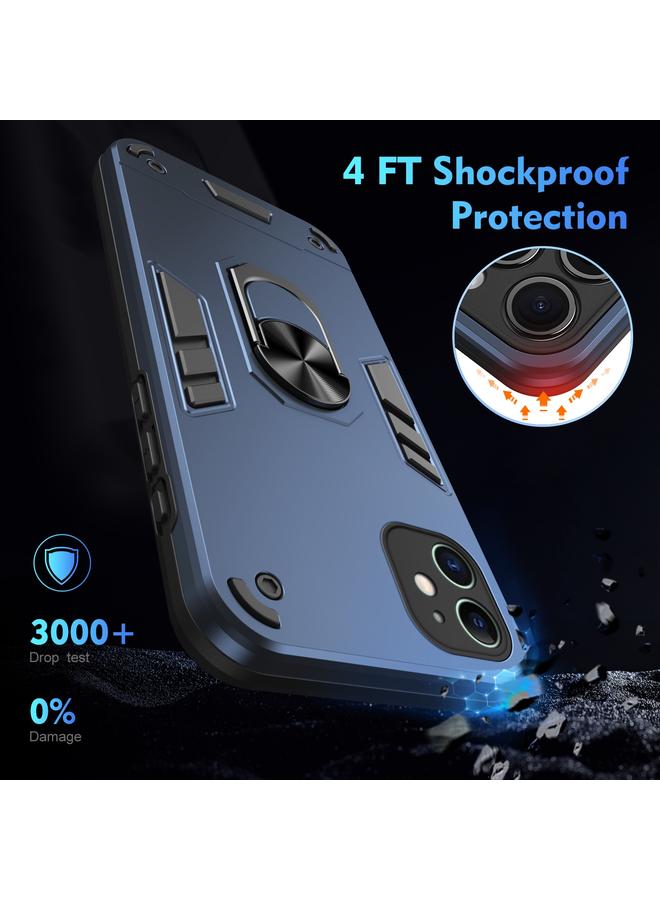 Zaboon Case For iPhone 11 Shockproof Metal Ring Holder Phone Case - Image 4