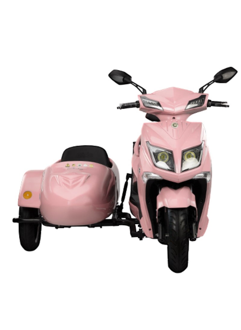 Glide - G2 Side Car Electric Scooter - Pink - Image 1