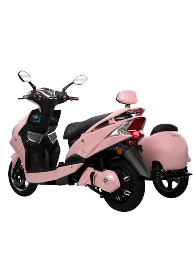 Glide - G2 Side Car Electric Scooter - Pink - Image 1
