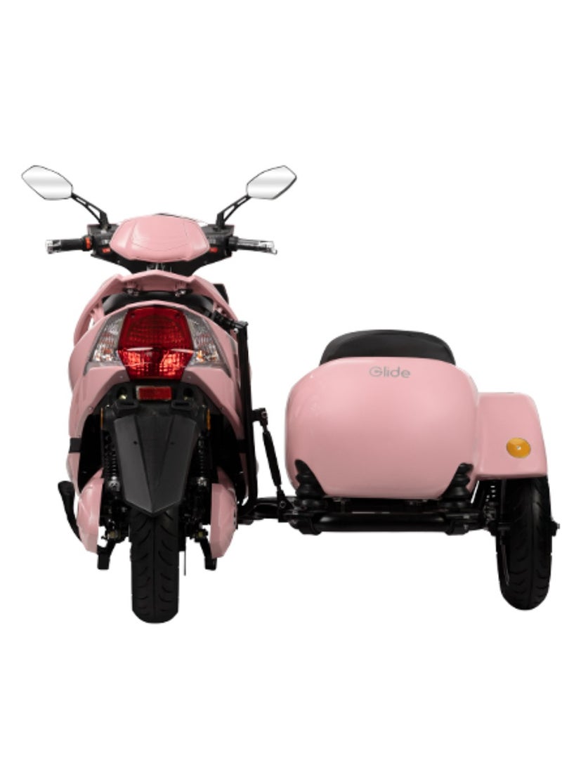 Glide - G2 Side Car Electric Scooter - Pink - Image 1