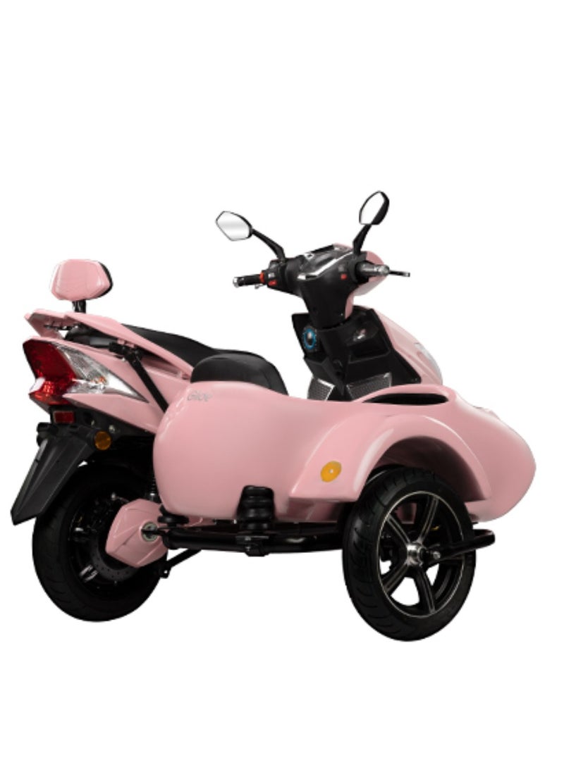 Glide - G2 Side Car Electric Scooter - Pink - Image 1