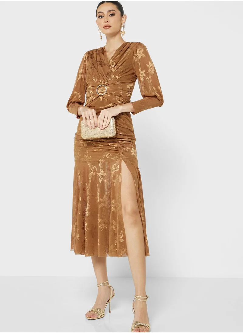 Khizana Ruched Detail Dress