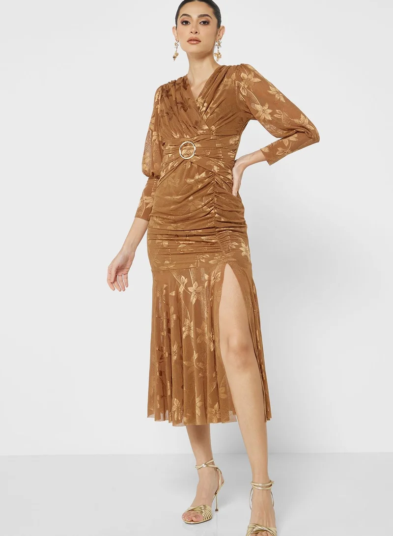 Khizana Ruched Detail Dress