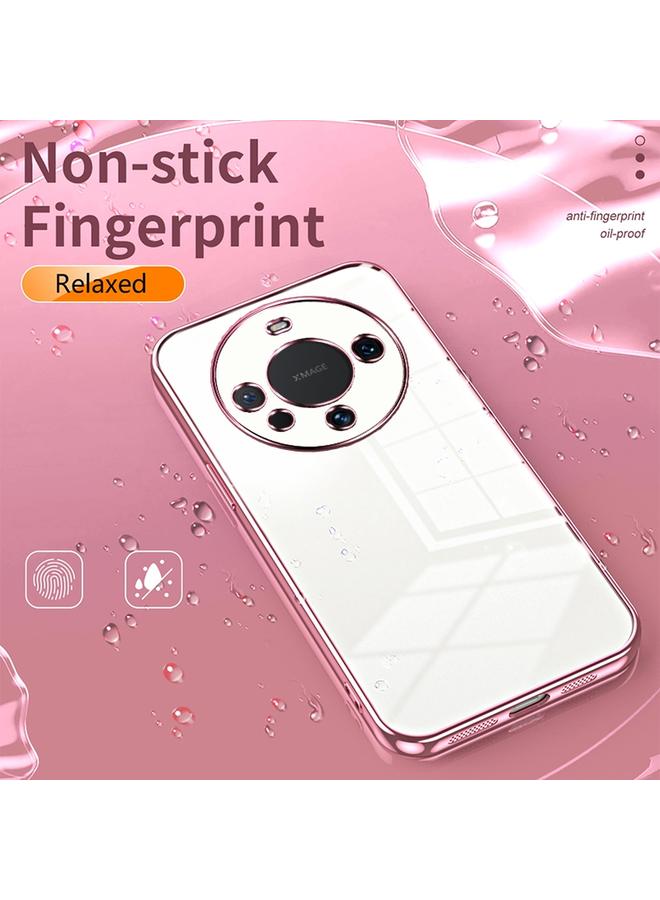 S-TOP Case For Huawei Mate 60 Transparent Plating Fine Hole Phone Case - Image 4