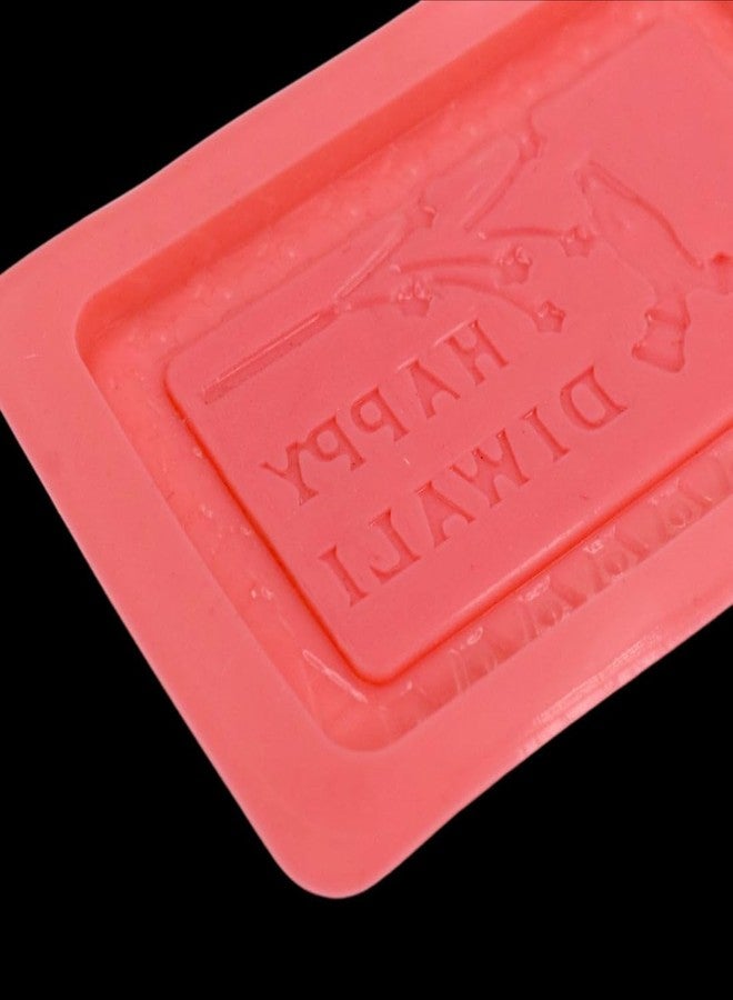 Garth Chocolate Mould – Silicone Chocolate Mould Tray for Candy, Cake&Jelly, Festive Happy Diwali Decorative Mould, Flexible, Non-Stick&Reusable, Homemade Food-Grade Baking Moulds (Pack of 1- Pink) - Image 5