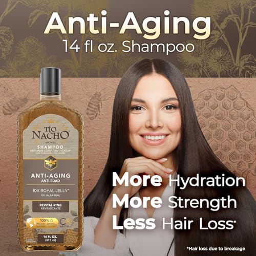 Tio Nacho Younger Looking Revitalizing Shampoo with Royal Jelly, 14 Ounces - Image 3