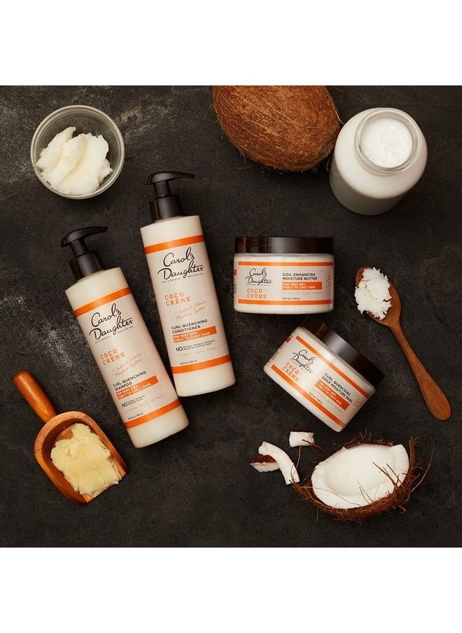 Carol's Daughter - Coco Creme Curl Quenching Sulfate Free Shampoo for Very Dry Hair, with Coconut Oil and Mango Butter, Sulfate Free Shampoo for Curly Hair, 12 fl oz - Image 1