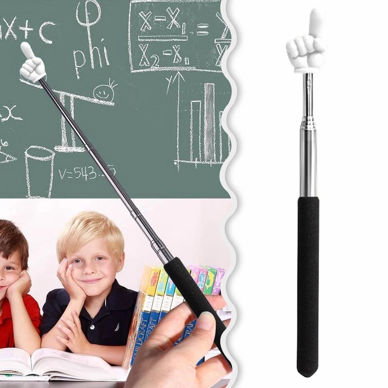 Retractable pointer, finger stick, teaching stick, telescopic rod, teacher-specific, for home teaching and learning. - Image 3