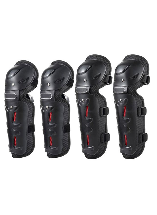 NIBEMINENT - 4-Piece Adjustable Protector Knee Pads And Elbow Set - Image 1