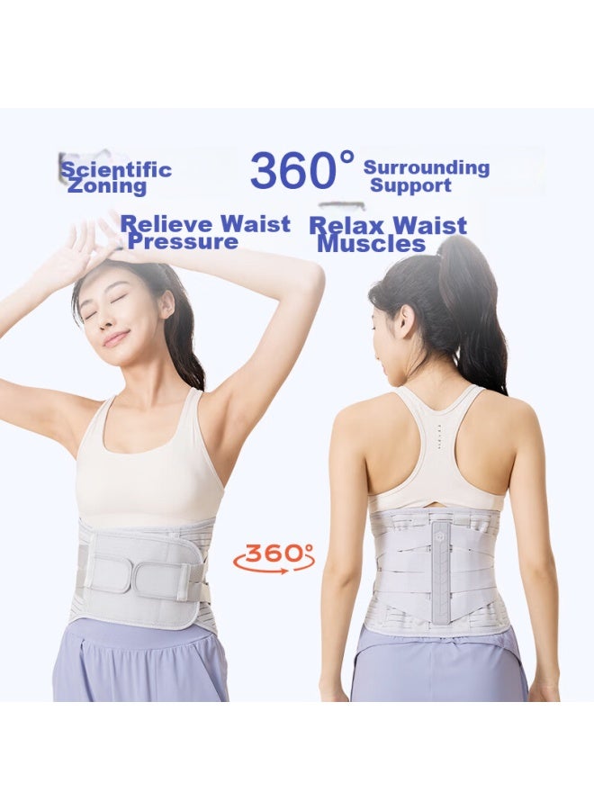 JD.com Jd Jingzao Medical Waist Support Belt For Herniated Disc, Lumbar Muscle Strain, Post-surgery Spine Support, Long-sitting Waist Brace, Size L  - Image 5