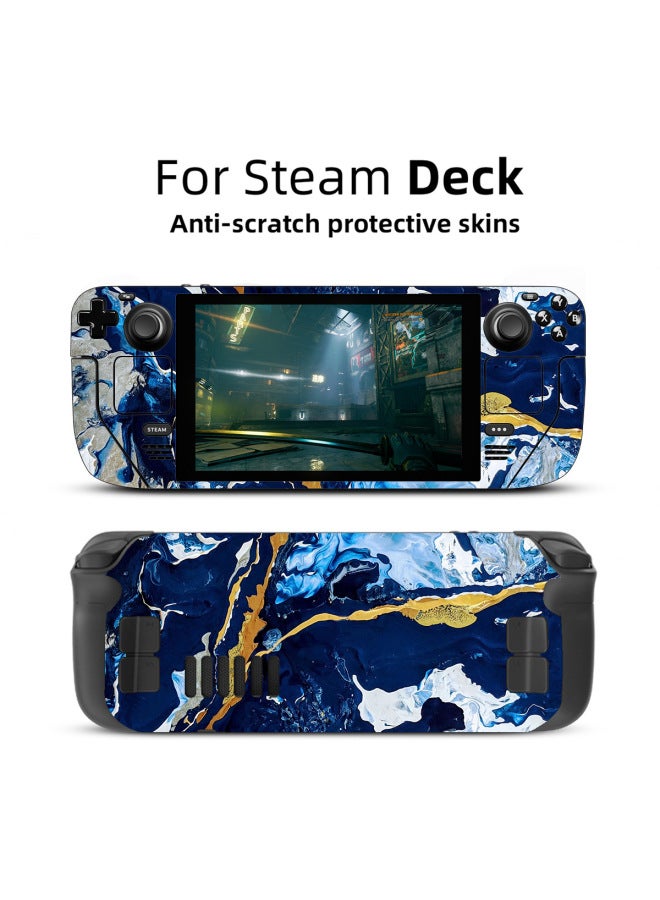 general Suitable For Steam Deck Game Machine Stickers Anti-scratch Good NS Pain Stickers Creative Cartoon Steam Deck Pain Stickers-Color:AL-SDQB-017-CX - Image 1