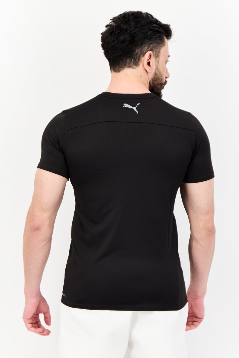 PUMA Men Sportswear Fit Short Sleeves Training T-shirt, Black - Image 3