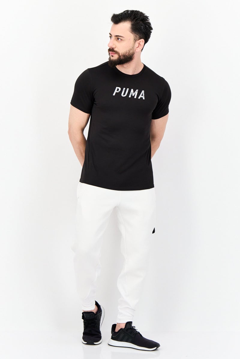 PUMA Men Sportswear Fit Short Sleeves Training T-shirt, Black - Image 4
