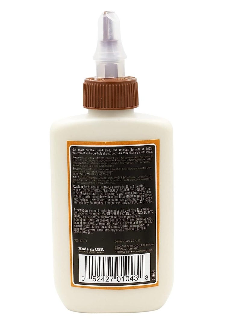 Gorilla Gorilla Ultimate Waterproof Wood Glue, 4 Ounce  - Image 2