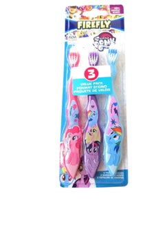 Firefly Firefly My Little Pony Toothbrush 3 pack 