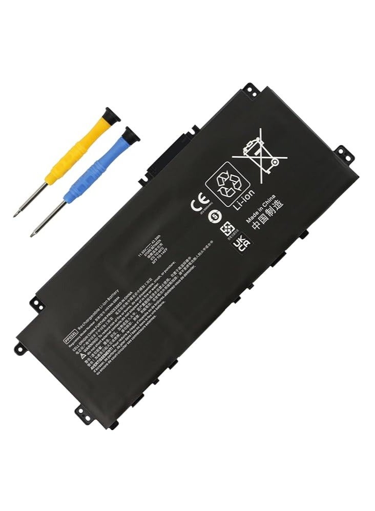 Terabyte Replacement PV03XL PP03XL Laptop Battery for HP Pavilion X360 14-dw0xxx 14-dw1xxx 13-bb0xxx 13-bb1xxx 14-dk0xxx 14-dk1xxx 14-dv0xxx 14-dv1xxx 14-dv2xxx 14-dw1210 ng 14-dw1017ns dw0004nl dw0011nl dw1001nl - Image 1